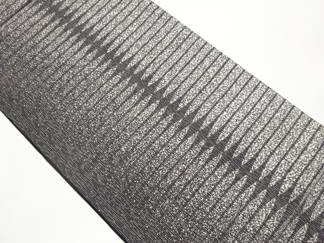 JAPANESE FUKURO OBI / GIN-TOSHI / ABSTRACT STRIPE